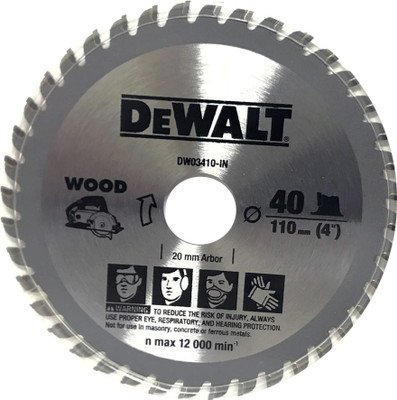 

Dewalt �4 inch TCT Blade for Wood Cuting - 40T Wood Cutter