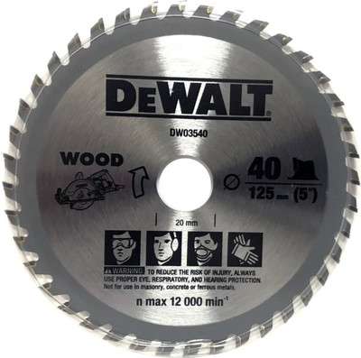 Dewalt 5 inch TCT Blade for Wood Cuting - 40T Wood Cutter