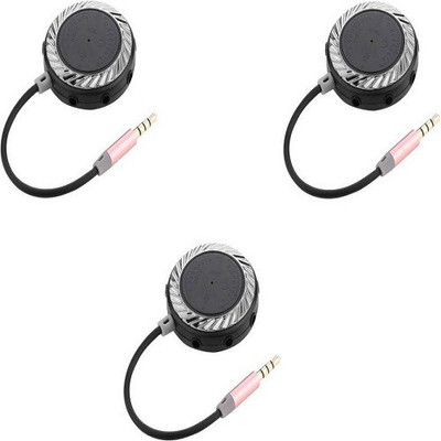 

techdeal SET OF 3 Headphone Splitter(Black)
