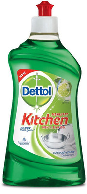 

Dettol Kitchen Slab and Dish Cleaning Gel(Lime Splash, 400 ml)