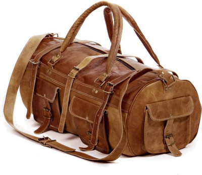 

Craft Guru Crafts53 Travel Duffel Bag(Brown)