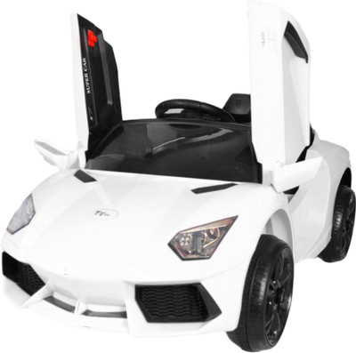

Toy House Knight Rider Rechargeble Car Battery Operated Ride On(White)