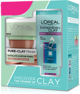 

L'Oreal Pure Clay Mask Red Algae(Set of 2)