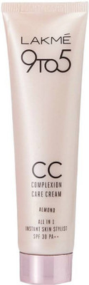 Lakme 9 to 5 Complexion Care CC, Almond(30 g)