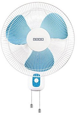 

Usha 400mm Wall Fan 3 Blade Wall Fan(White, Pack of 1)