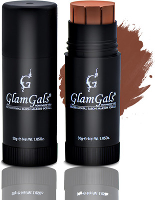 

GlamGals Stick Foundation is a Natural Blend & holistic product that works like a foundation, a concealer, a compact and a sun screen. Foundation(Sandy Brown, 30 g)