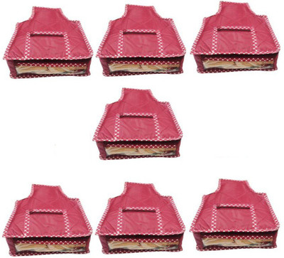 

Addyz Plain Pack of 7 Pieces Parachute Garment Cover(Maroon)