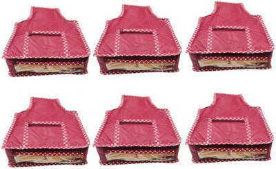 

Addyz Plain Pack of 6 Pieces Parachute Garment Cover(Maroon)