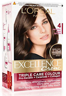 

L'Oreal Excellence Creme 4 (Natural Dark Brown) Hair Color(Natural Dark Brown)