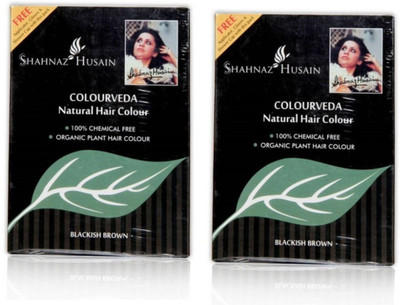 

Shahnaz Husain Colourveda Natural Hair Colour Blackish Brown Hair Color(Blackish Brown)