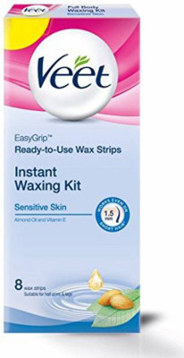

Veet Full Body Waxing Kit for Sensitive Skin Strips(8 Strips)