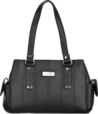 

Lady bar Shoulder Bag(Black)