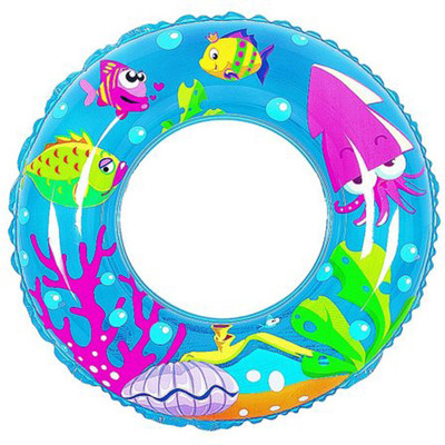 

GLS Inflatable 28 Inch Swimming Safety Tube Inflatable Pool Accessory(Multicolor)