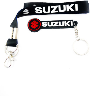 

ShopTop Fabric Suzki Id tag with Suuki Rubber Key Chain