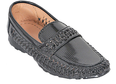 

Leon Boys Slip on Formal Boots(Black