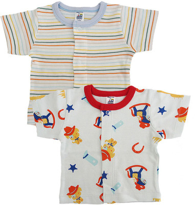 Magic Train Boy's & Girl's Printed Cotton T Shirt(Multicolor, Pack of 2) available at flipkart for Rs.279