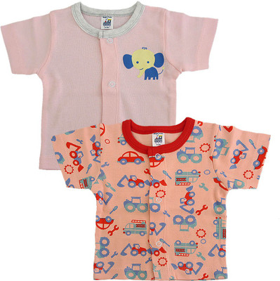 Magic Train Boy's & Girl's Printed Cotton T Shirt(Multicolor, Pack of 2) available at flipkart for Rs.279