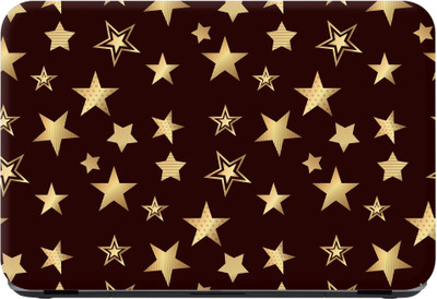 

Flipkart SmartBuy brown star pattern Premium LG Vinyl (matte) Laptop Decal 15.6