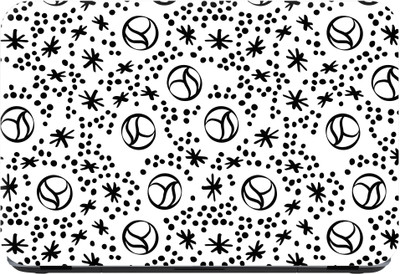 

Flipkart SmartBuy circle dots pattern Premium LG Vinyl (matte) Laptop Decal 15.6