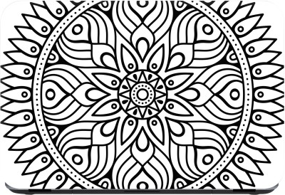 Flipkart SmartBuy mandala simple Premium LG Vinyl (matte) Laptop Decal 15.6