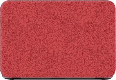 Flipkart SmartBuy red texture Premium LG Vinyl (matte) Laptop Decal 15.6