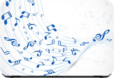 

Flipkart SmartBuy music notation Premium LG Vinyl (matte) Laptop Decal 13.3
