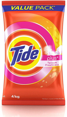 Tide Plus Talcum Fresheness Detergent Powder(4 kg)