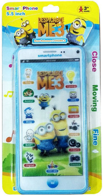 

HickoryDickoryBox Minions Smart Phone Color May Vary (Camera , song , lighting Ring , SMS, Digital Music , Volume up & Volume down, pink, Blue)(Multicolor)