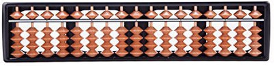 

Generic 17 Digit Rods Standard Abacus Soroban Chinese Japanese Calculator Counting Tool 10.5"(Multicolor)