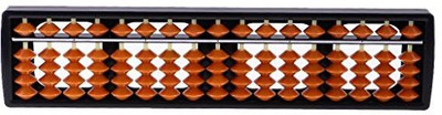 

Magideal 17 Rods Plastic Traditional Chinese Beads Abacus Soroban Calculating Tool Children Educational Math Learning Toy(Multicolor)