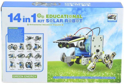 Hariom Enterprise 14 in 1 Educational Solar Robot Kit, Learning Toys(Multicolor)