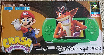 

Thailand Pvp Station Light 3000 2.8 Lcd Colorful Screen 8 Bit Portable Handheld Game Console (Blue)(Multicolor)