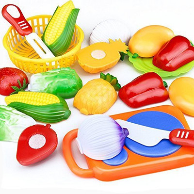 

Generic Gogobo 12Pc Cutting Fruit Vegetable Pretend Play Children Kid Educational Toy(Multicolor)