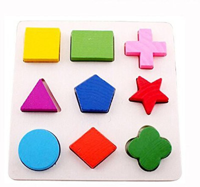 

Joylive Kids Baby Geometry Block Puzzle Shape Recognition Early Learning Educational Toy(Multicolor)