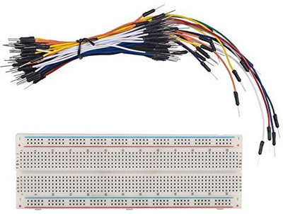 

SunFounder Solderless Breadboard Prototype Pcb Board Mb102 830 Tie-Points + Male To Male Jumper Wires Flexible 65Pcs(Multicolor)
