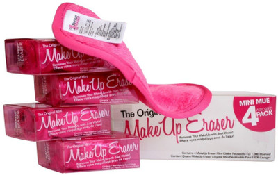 Makeup Eraser The Four Pack Mini Facial Exfoliator Pink Makeup Remover(0 ml)