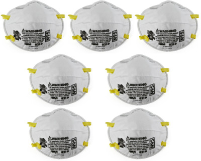 

Vezual 3M 8210 3M 8210 (Pack of 7) N95 NOISH APPROVED FOR SWINE FLU / POLLUTION Mask and Respirator
