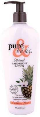 

New Pure And Basic Natural Bath And Body Lotion Caribbean Heat(354.89 ml)