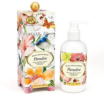 

Michel Design Works Plumeria & Hibiscus Scented Hand & Body Lotion With Shea Butter Paradise(236 ml)