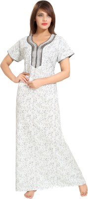 SABERA Women Nighty(Grey)