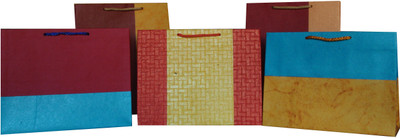 

Handmade Kreation Solid Party Bag(Multicolor, Pack of 5)
