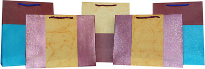 

Handmade Kreation Solid Party Bag(Multicolor, Pack of 5)