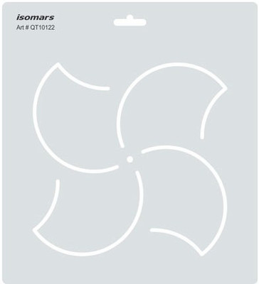 

Isomars QT10122 Quilting Stencil(Pack of 1)