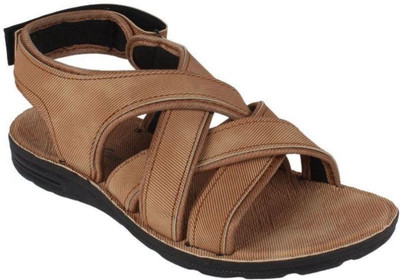SAM-ERA Men Brown Sports Sandals