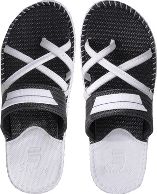 

Stylos Men Black:White Sandals