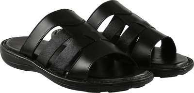 

Shoe Bazar Men Black Sandals