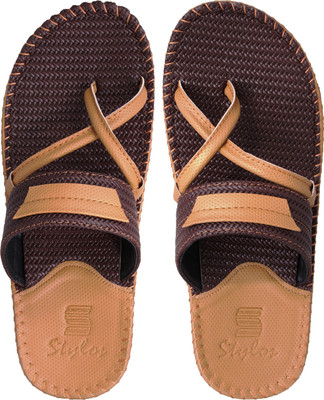 

Stylos Men Brown:Tan Sandals
