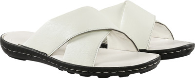 

Shoe Bazar Men White Sandals