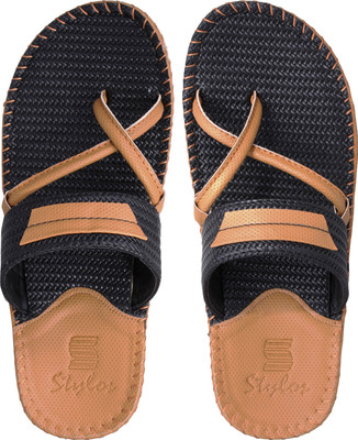 

Stylos Men Black:Tan Sandals