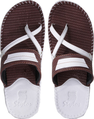

Stylos Men Brown:White Sandals